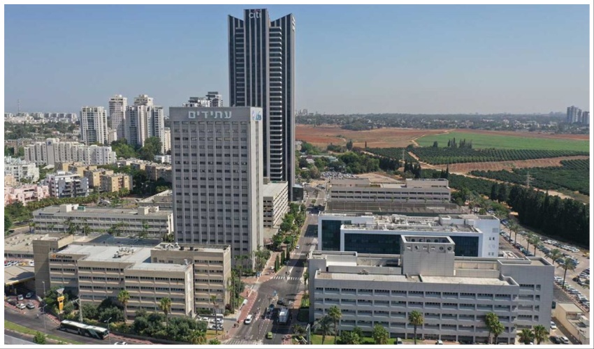 פארק עתידים תל אביב, מבט מלמעלה, צילום רון איילון