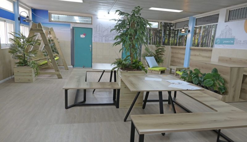 מרחב למידה חדשני בבית הספר שזר בחולון, צילום עיריית חולון