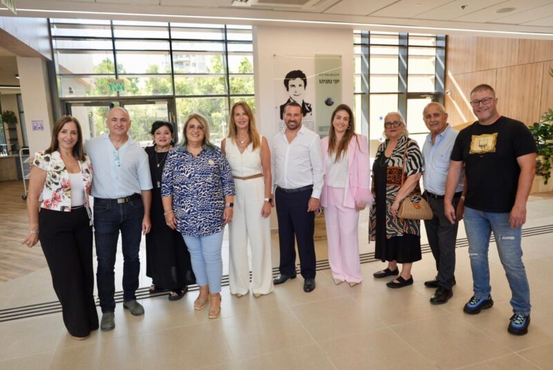 חנוכת מקיף שש שנתי ע"ש יוני נתניהו בחולון, צילום דוברות העירייה