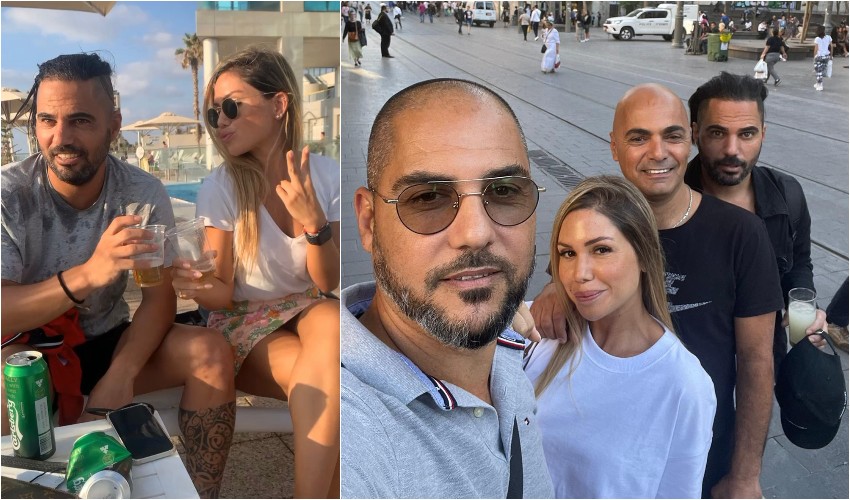 ליאור אסולין ז"ל עם האחות אורטל והאחים דוד ומשה, צילום פרטי
