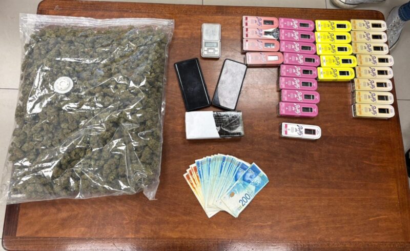 סמים שנתפסו בחולון, צילום משטרת ישראל