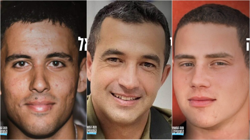 מימין סרן עומר נאוטרה ז"ל, אל"מ אסף חממי ז"ל, סמ"ר עוז דניאל ז"ל, מטה המשפחות